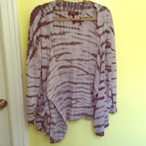 Light Grayish/ Black Tie Dye Sweater